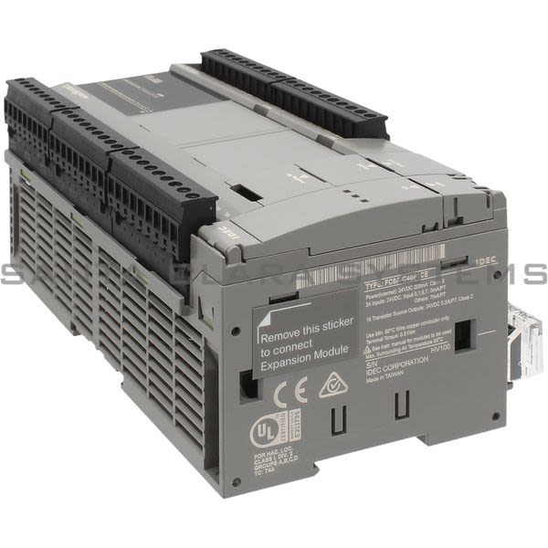Idec FC6A-C40P1CE 40IO CPU 24VDC Trans. Source Product Image