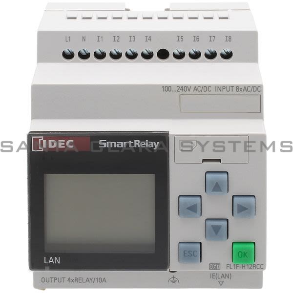 Idec FL1F-H12RCC SmartRelay CPU 100-20VAC-DC Product Image