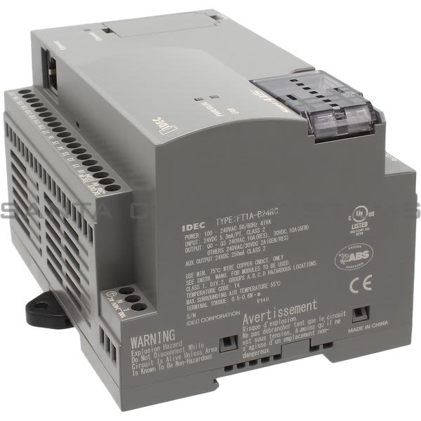 Idec FT1A-B24RC SmartAXIS 24 I/O CPU AC Power Product Image