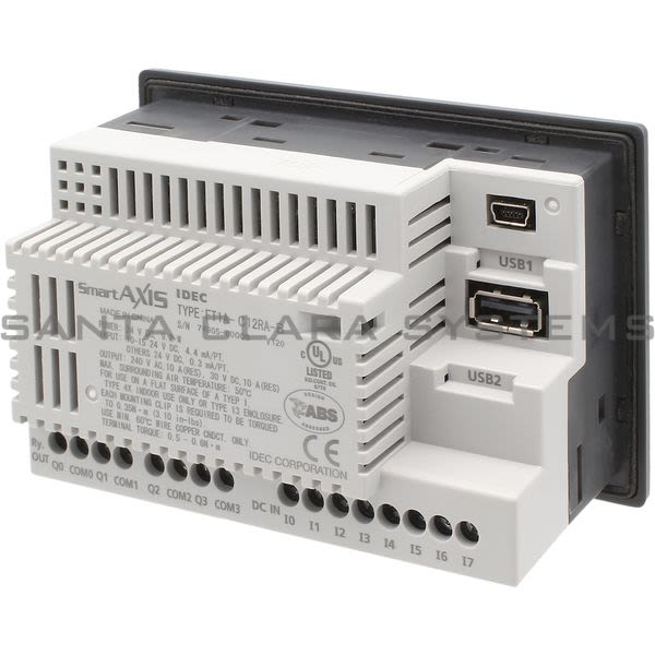 Idec FT1A-C12RA-B 3.8 PLC+HMI Color Black Bezel Product Image