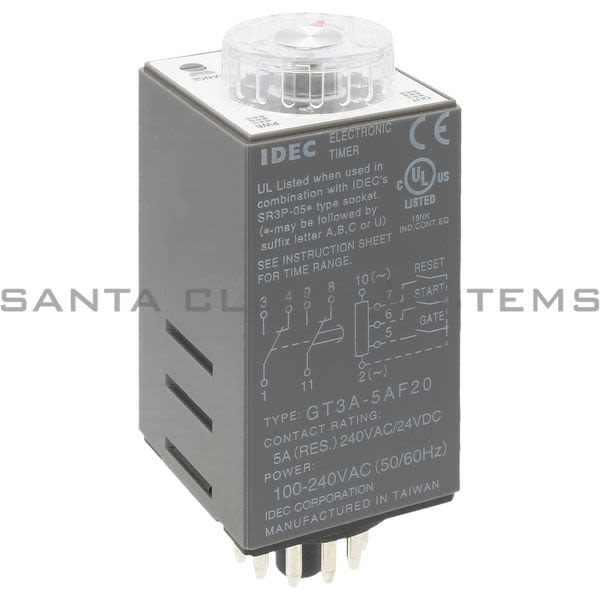 Idec GT3A-5AF20 Timing Relay Product Image