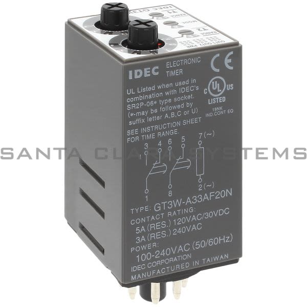 Idec GT3W-A33AF20N Dual Timer Product Image