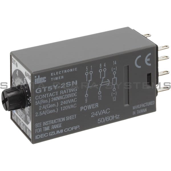 Idec GT5Y-2SN1A24 Timer Blade Plug-In DPDT 5A Product Image
