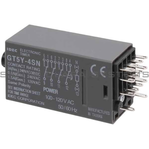 Idec GT5Y-4SN1A100 Time Delay Relay Product Image