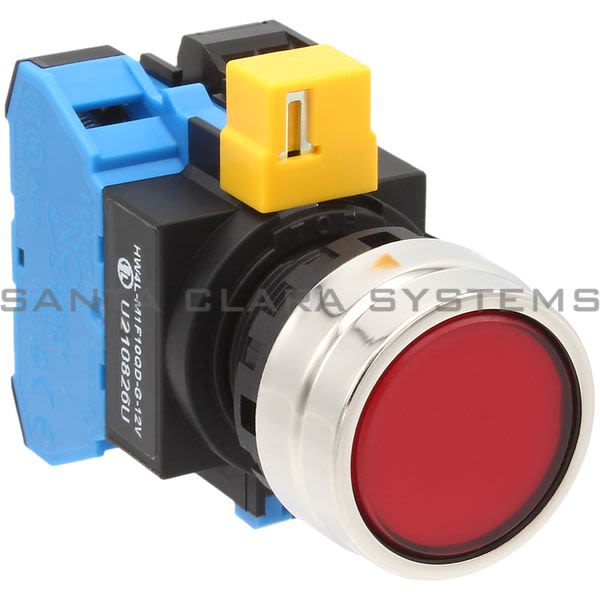 Idec HW4L-M1F10QD-G-12V 22mm Pushbutton Illuminated Product Image