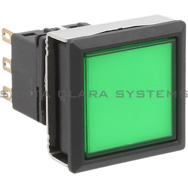 Idec LBW7L-M1T14G Illuminated Green Push Button Product Image