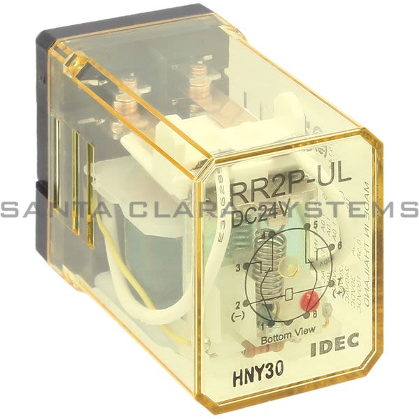 Idec RR2P-ULDC24V Relay Plug-In DPDT 10A 24VDC Product Image