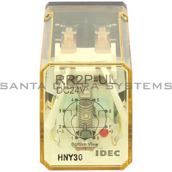 Idec RR2P-ULDC24V Relay Plug-In DPDT 10A 24VDC Product Image