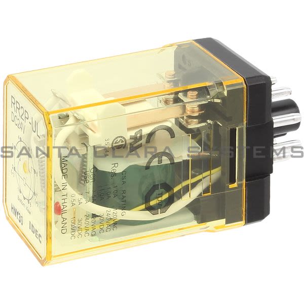 Idec RR2P-ULDC24V Relay Plug-In DPDT 10A 24VDC Product Image