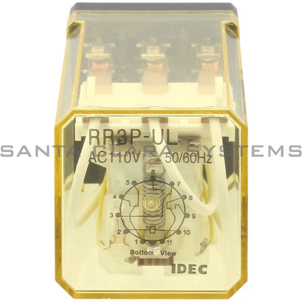 Idec RR3P-ULAC110V Plug-In Power Relay Product Image