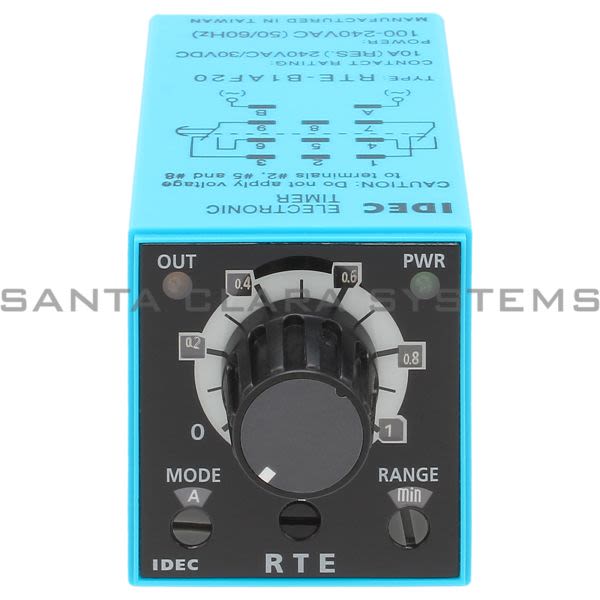 Idec RTE-B1AF20 Timer RTE-B1AF20-100-240VAC Product Image