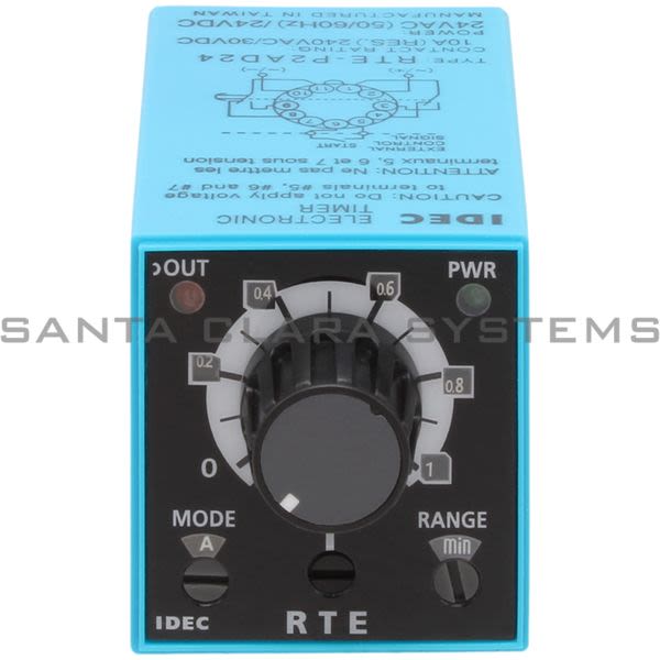 Idec RTE-P2AD24 Timer 11-pin Plug-In DPDT 10A Product Image