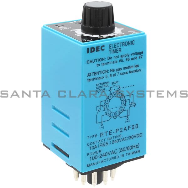 Idec RTE-P2AF20 Timer 11-Pin Plug-In DPDT 10A

 Product Image