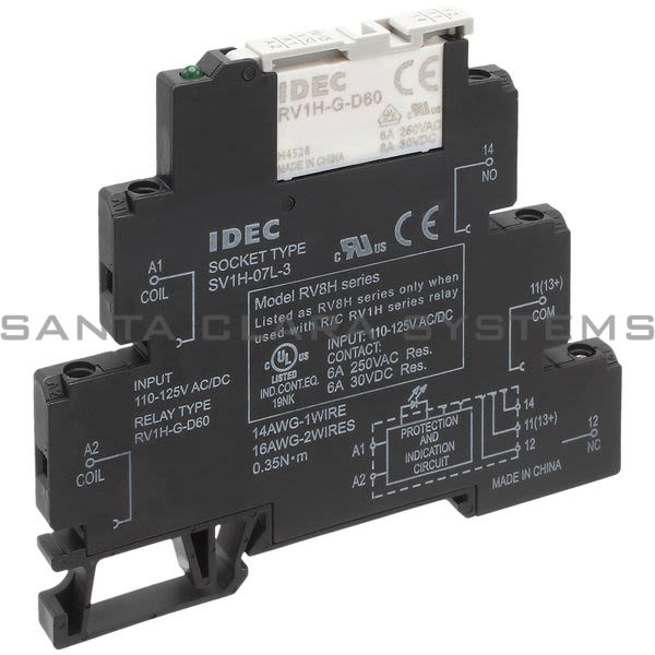 Idec RV8H-L-AD110 RV Assembled 110-120VAC/DC Product Image