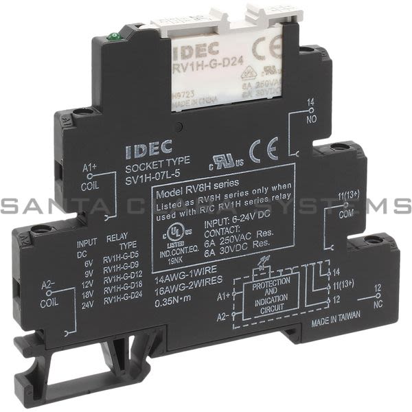 Idec RV8H-L-D24 Relay Product Image