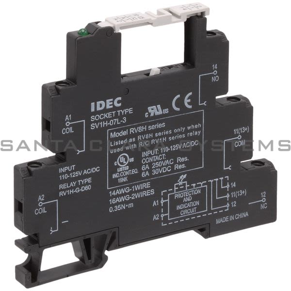 Idec SV1H-07L-3 Socket Product Image