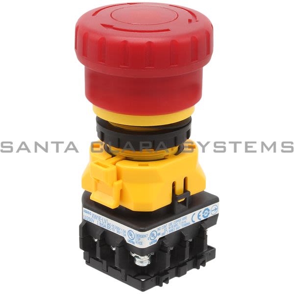 Idec XW1E-LV422Q4M-R 22mm Emergency-Stop Lighted Product Image