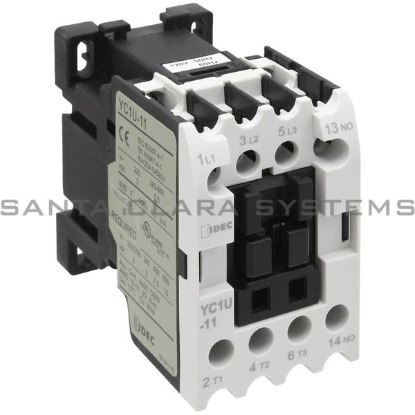 Idec YC1U-11A120 Contactor IEC 11A 120VAC coil Product Image