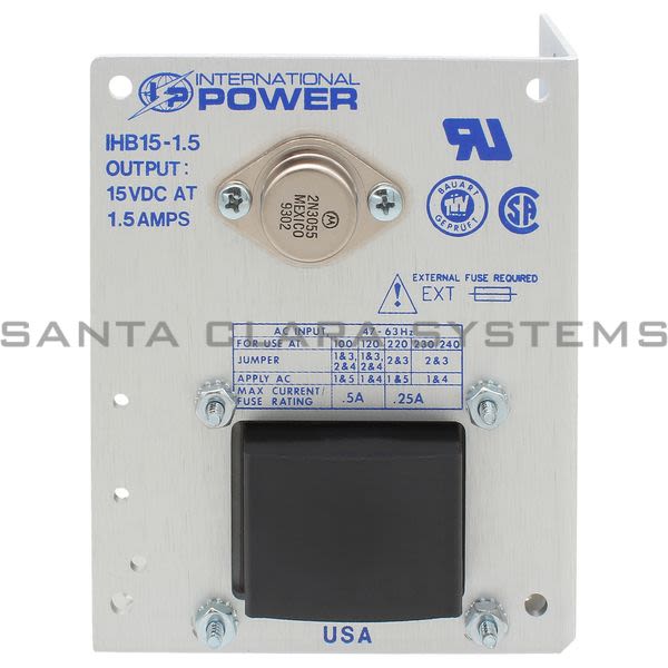 International Power IHB15-1.5 Power Supply Product Image