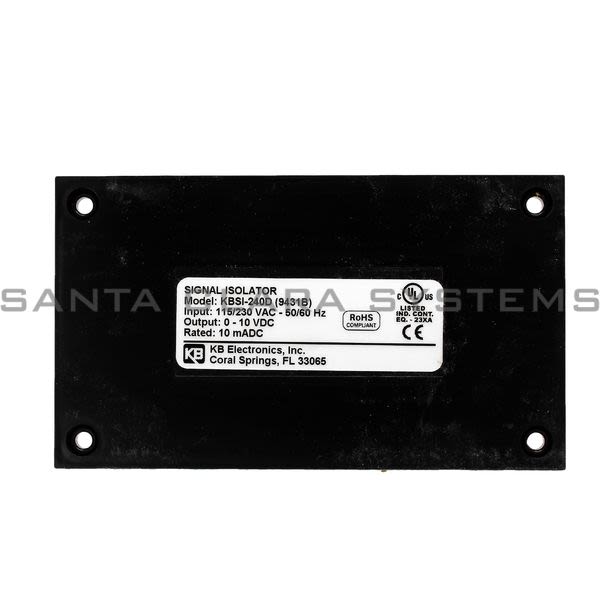 KB Electronics KBSI-240D  Signal Isolator Product Image