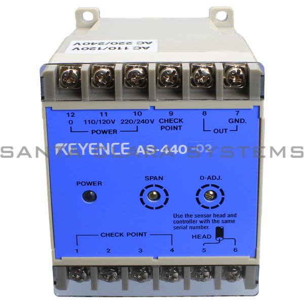Keyence AS-440-02 Sensor Amplifier Product Image