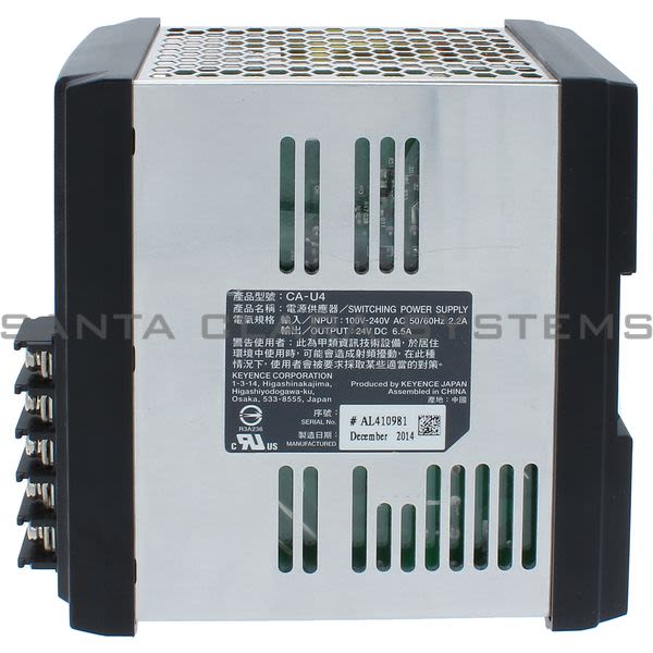 Keyence CA-U4 Power Supply Product Image