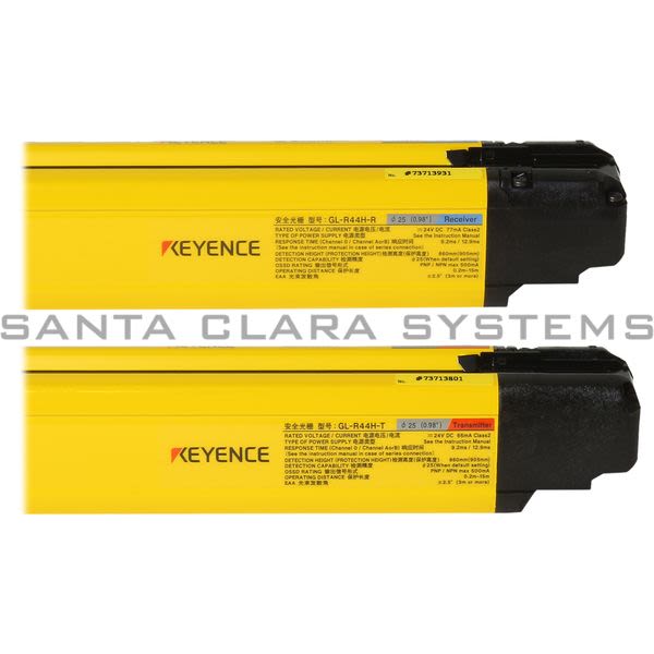 Keyence GL-R44H Light Curtain Transmitter and Receiver Product Image