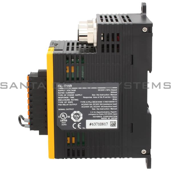 Keyence GL-T11R Safety Relay Product Image