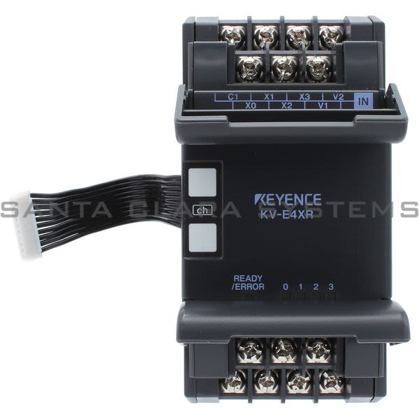 Keyence KV-E4XR Super Small Programmable Logic Controller W/ Built In Display (Expansion Unit) Product Image