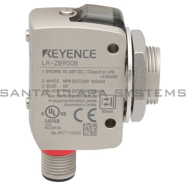 Keyence LR-ZB90CB Self-Contained CMOS Laser Sensor Product Image