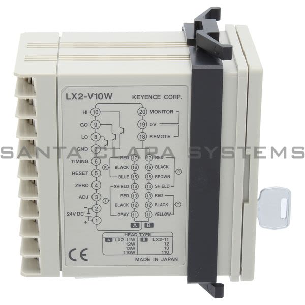 Keyence LX2-V10W Photoelectric Amplifier Thrubeam Laser Product Image
