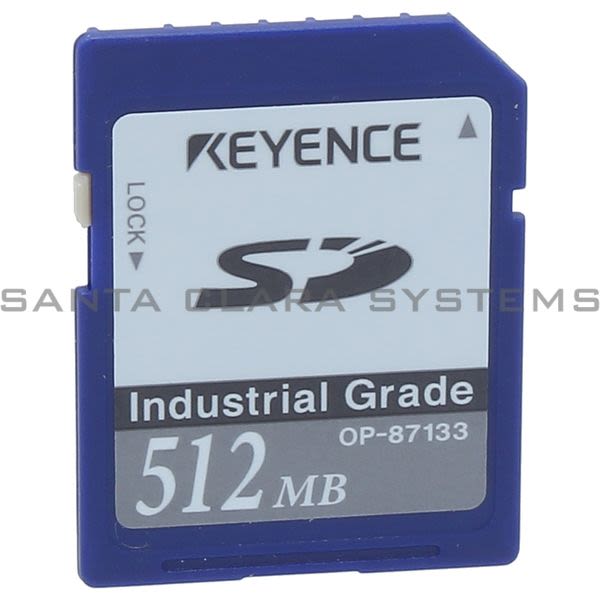 Keyence OP-87133 Industrial Grade SD Card 512MB Product Image