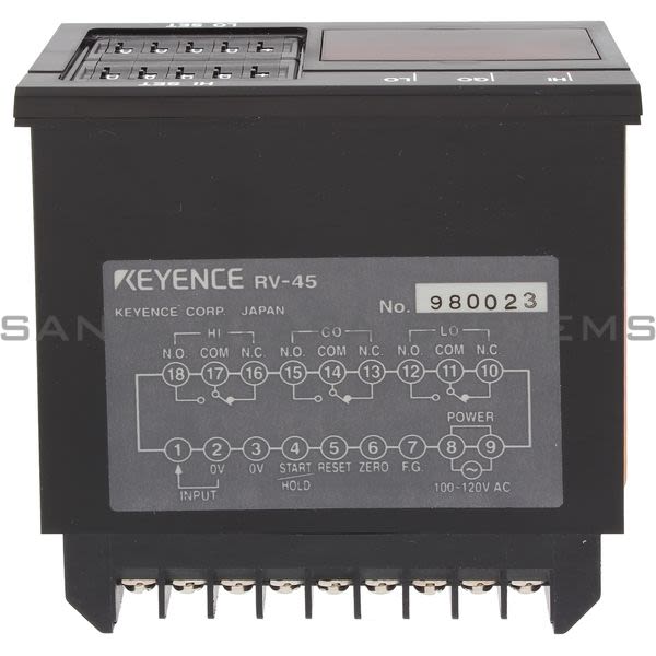 Keyence RV-45 Analog Sensor Controller Rv-45-SO(5095) Product Image