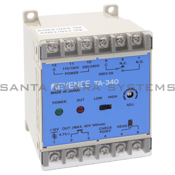 Keyence TA-340U AMPLIFIER Product Image