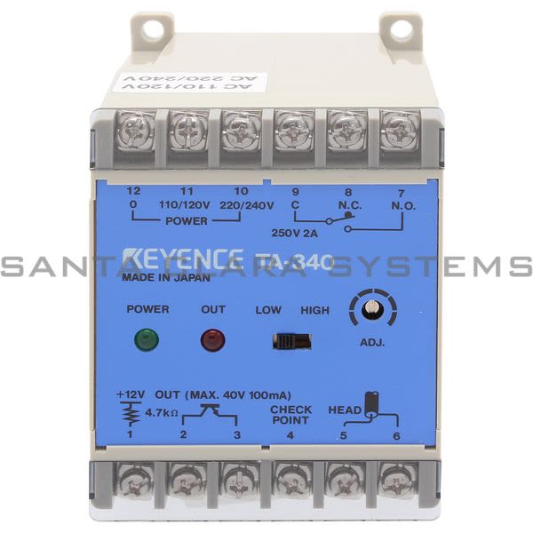 Keyence TA-340U AMPLIFIER Product Image
