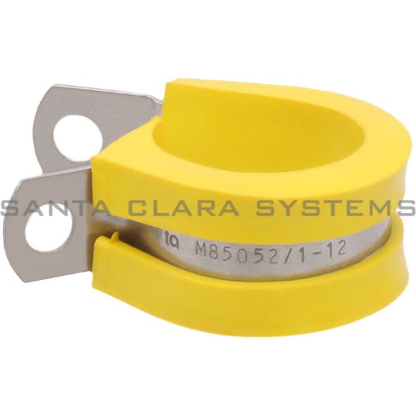 Kostek Engineering M85052-1-12 Crescent Steel Yellow Nitrile Rubber Clamp Product Image