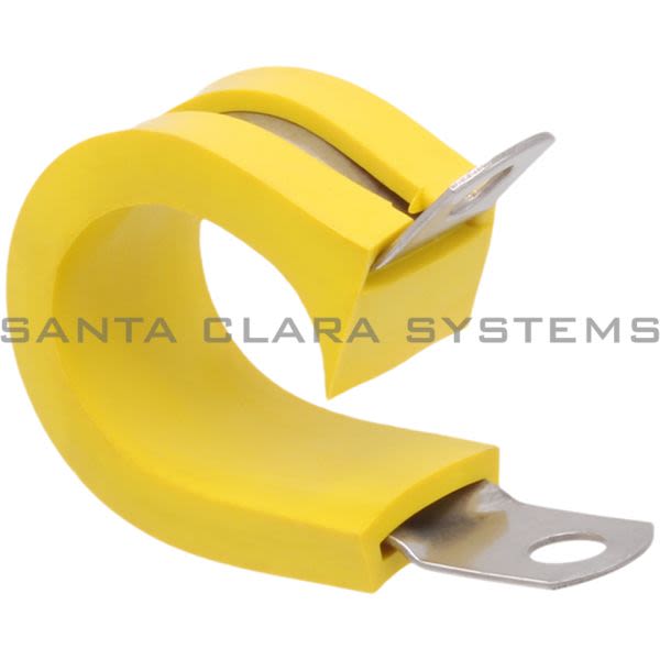 Kostek Engineering M85052-1-12 Crescent Steel Yellow Nitrile Rubber Clamp Product Image