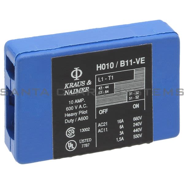 Kraus & Naimer H010-B11-VE Auxiliary Contact Product Image