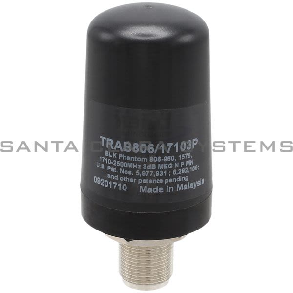 Laird Technologies TRAB806/17103P  ANTENNA
LOW PROFILE
MULTI-BAND
CELLULAR/PCS/IDEN Product Image