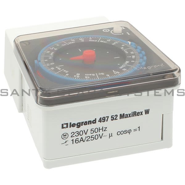 Legrand 49752 Maxi Rex Analog Clock Product Image