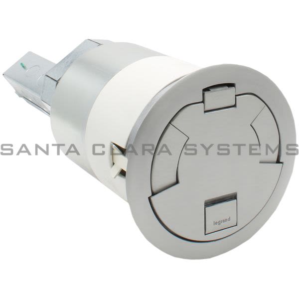 Legrand 6ATC2PAA Prewired Surf Style Assembly AA Brushed Aluminum Product Image
