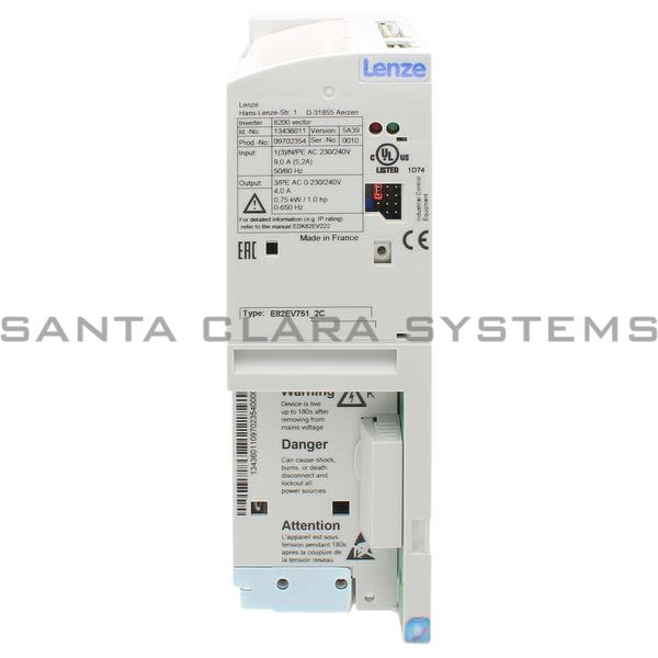 Lenze E82EV751K2C  Frequency Inverter Product Image