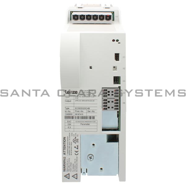 Lenze ECSEE020C4B  Servo Drive Power Supply Product Image