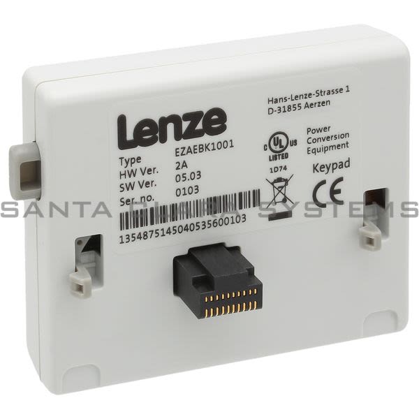 Lenze EZAEBK1001 Keypad Product Image