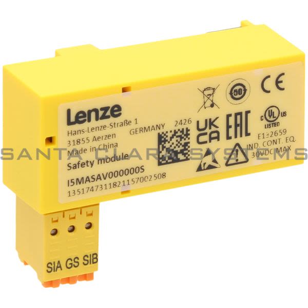 Lenze I5MASAV000000S Safe Torque Off Module Product Image