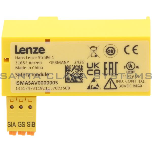 Lenze I5MASAV000000S Safe Torque Off Module Product Image