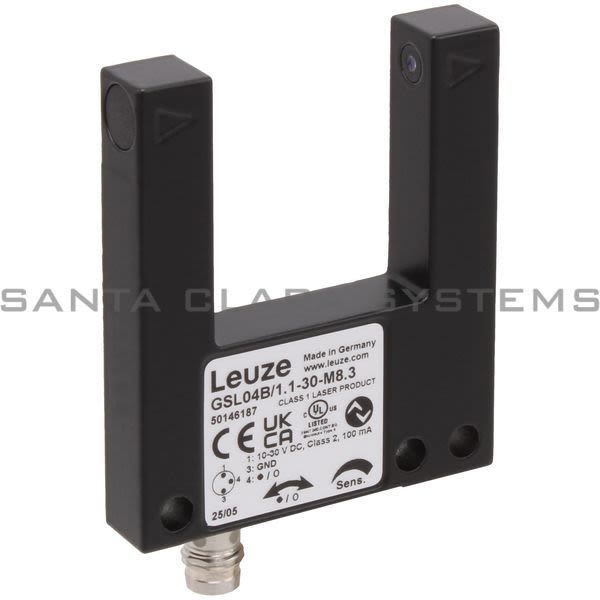Leuze GSL04B-1.1-30-M8.3 Fork Photoelectric Sensor Product Image