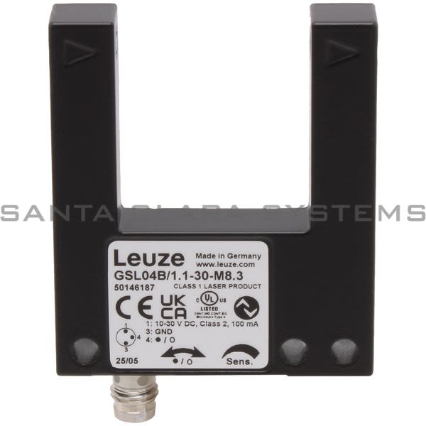Leuze GSL04B-1.1-30-M8.3 Fork Photoelectric Sensor Product Image