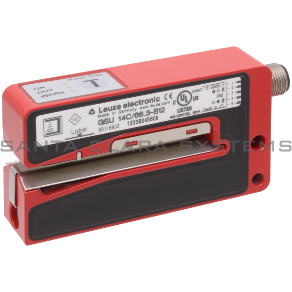 Leuze GSU14C-66.3-S12 Ultrasonic Fork Sensor Product Image
