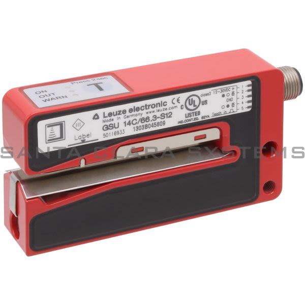 Leuze GSU14C-66.3-S12 Ultrasonic Fork Sensor Product Image